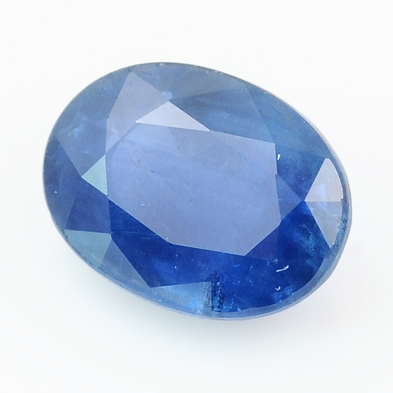 1 pcs Sapphire  - 1.3 ct - Oval - Blue