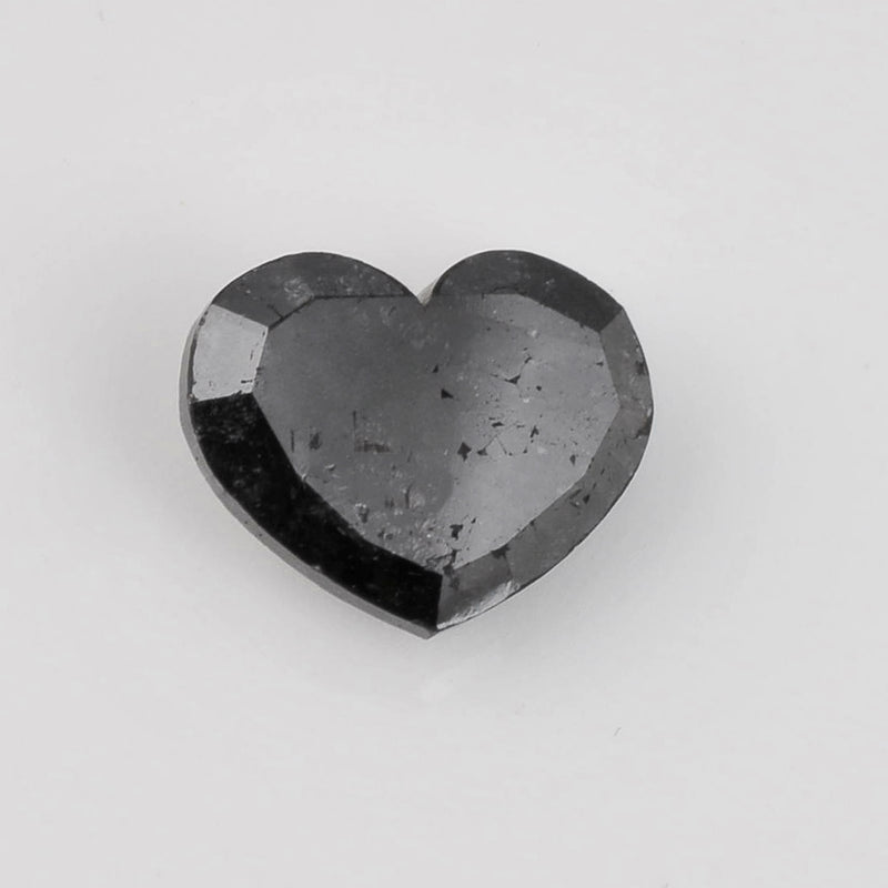 7.15 Carat Modified Heart Fancy Black Diamond-AIG Certified