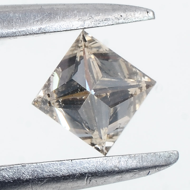191 pcs Diamond  - 4.73 ct - Square - Brown - SI - I1