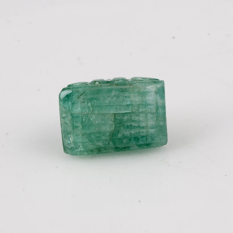 1 pcs Emerald  - 12.01 ct - Octagon - Green