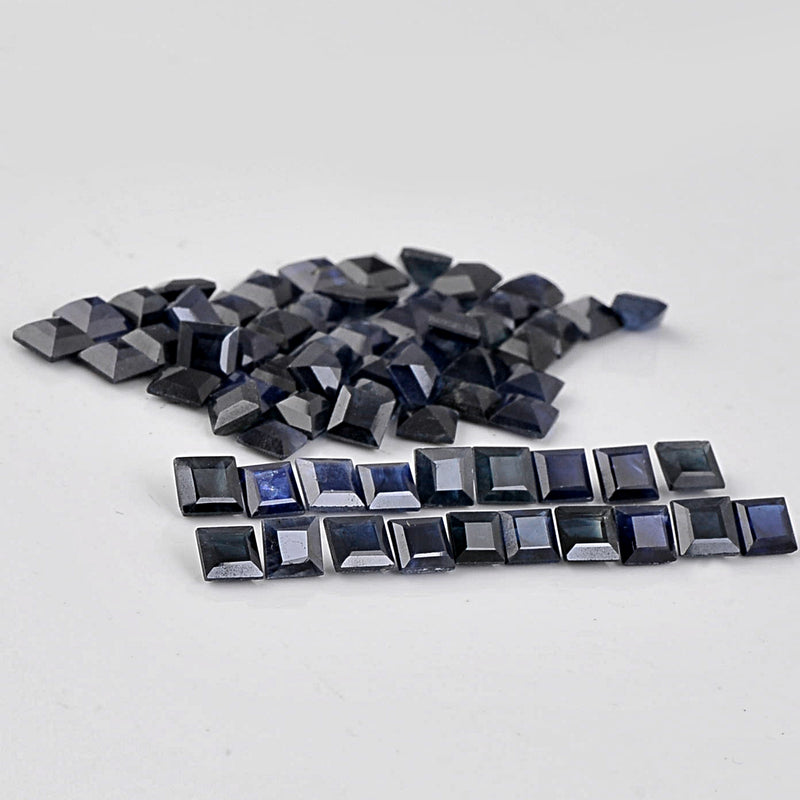 19.85 Carat Blue Color Square Sapphire Gemstone