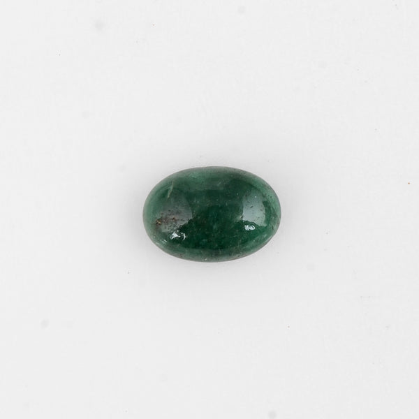 1 pcs Emerald  - 1.52 ct - Oval - Green - Semi-transparent
