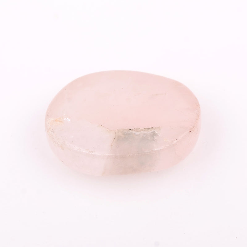 Oval Pink Color Rose Quartz Gemstone 14.4 Carat