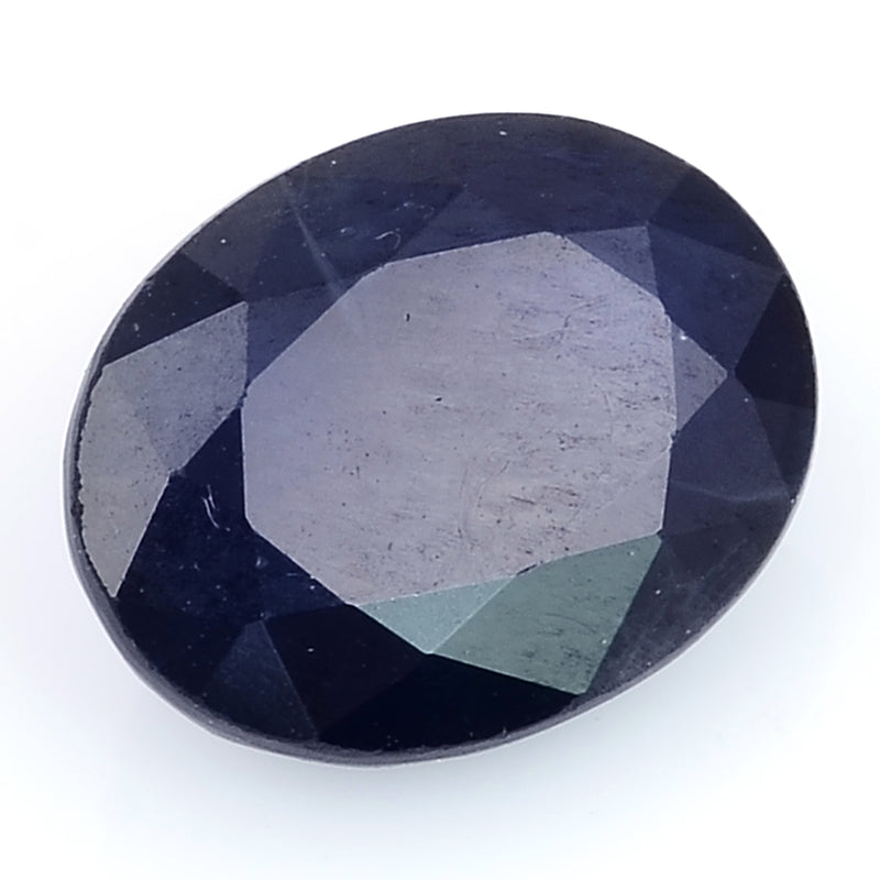 1 pcs Sapphire  - 2.5 ct - Oval - Blue