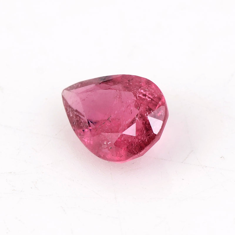 1.33 Carat Pink Color Pear Tourmaline Gemstone