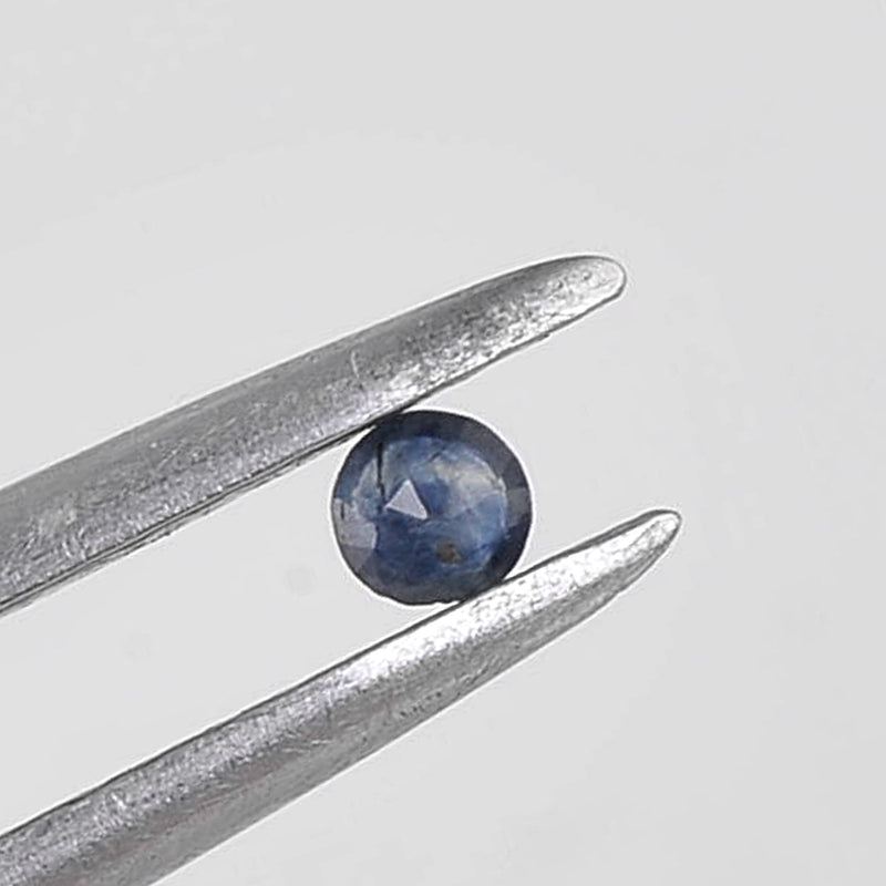 19.30 Carat Blue Color Round Sapphire Gemstone