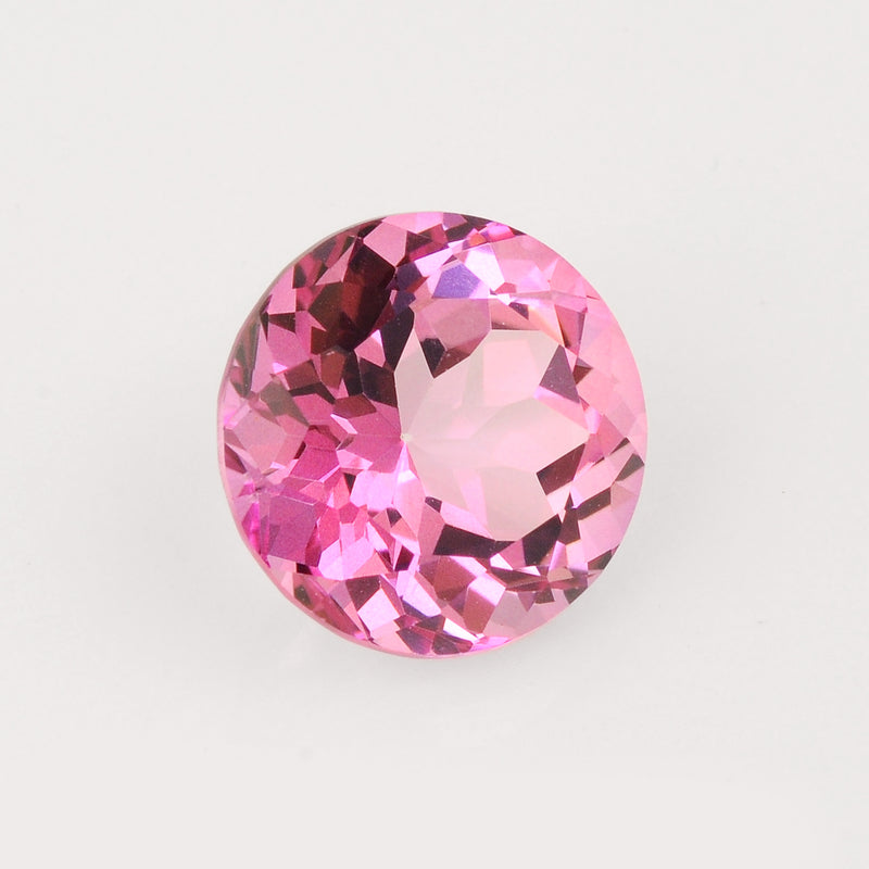 Round Pink Topaz Gemstone 10.39 Carat