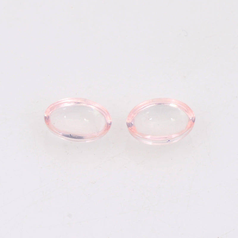 Oval Pink Color Rose Quartz Gemstone 0.95 Carat