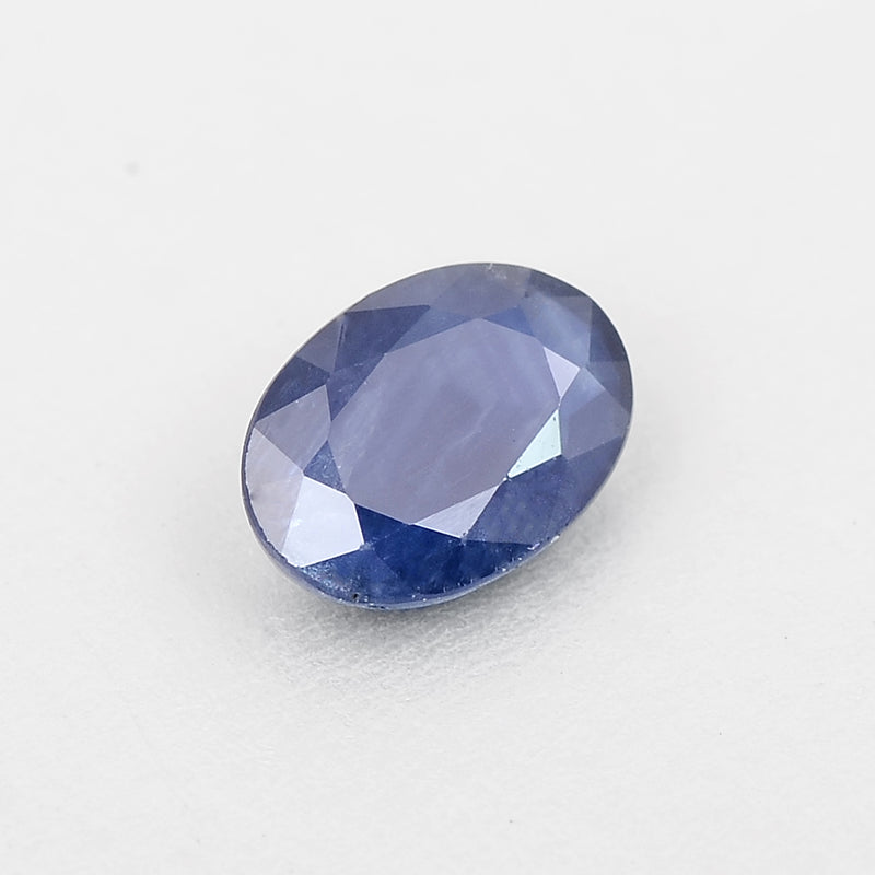 Oval Blue Color Sapphire Gemstone 1.05 Carat