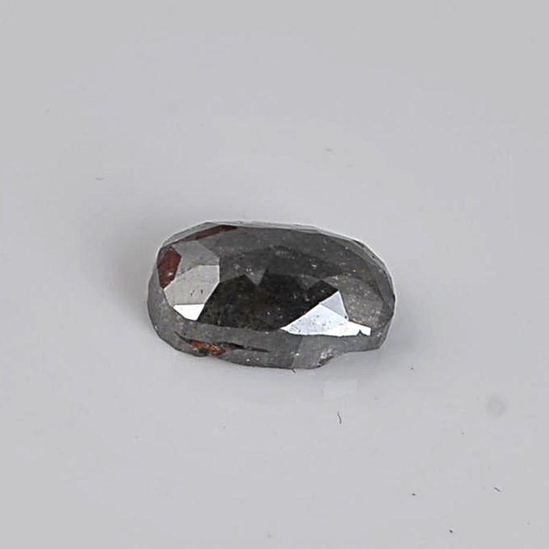1.40 Carat Rose Cut Octagon Black Diamond