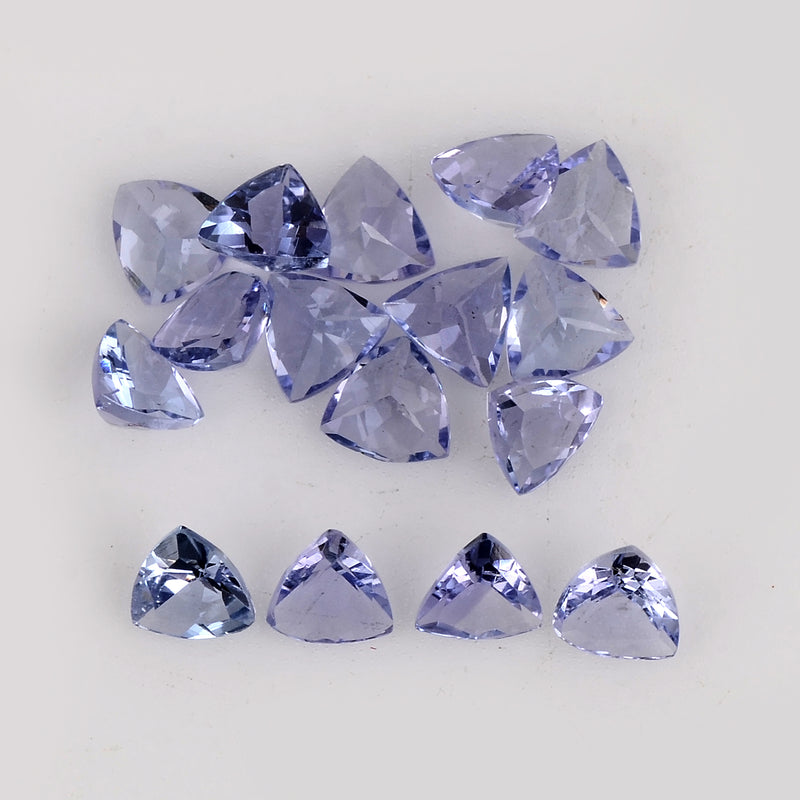 16 pcs Tanzanite  - 2.66 ct - Trillion - Blue