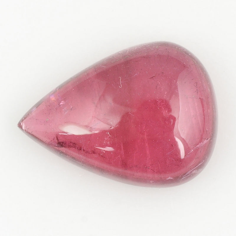 1 pcs Tourmaline  - 8.71 ct - Pear - Deep Purplish Pink