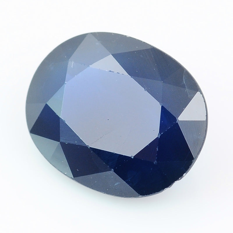1 pcs Sapphire  - 3.3 ct - Oval - Blue
