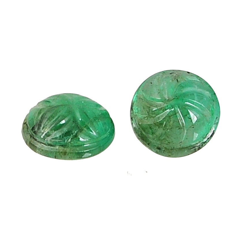 Round Green Color Emerald Gemstone 2.65 Carat