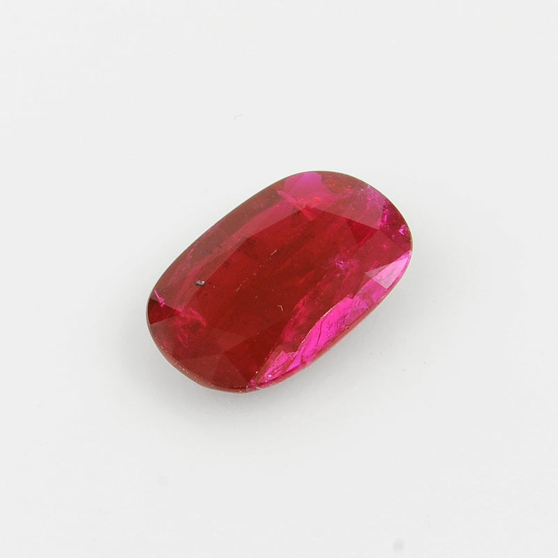 Oval Red Color Ruby Gemstone 9.18 Carat