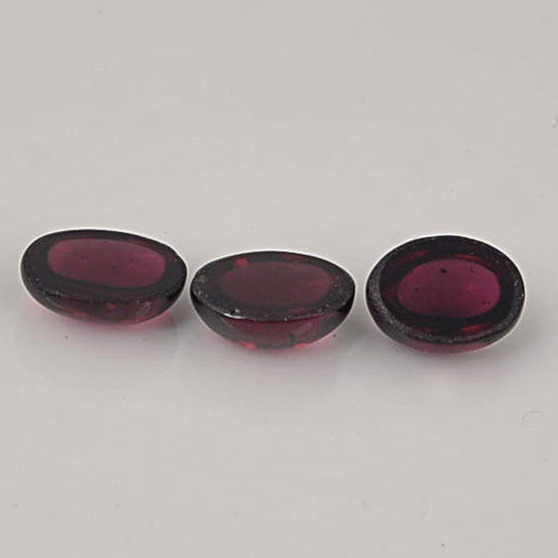6.90 Carat Red Color Oval Garnet Gemstone