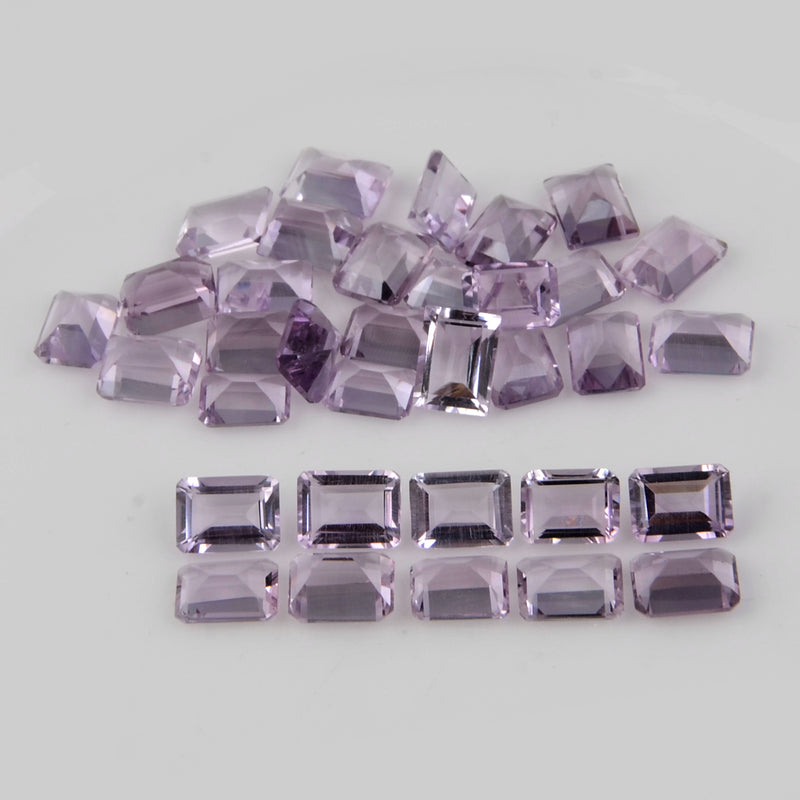 47.74 Carat Octagon Pink Amethyst Gemstone