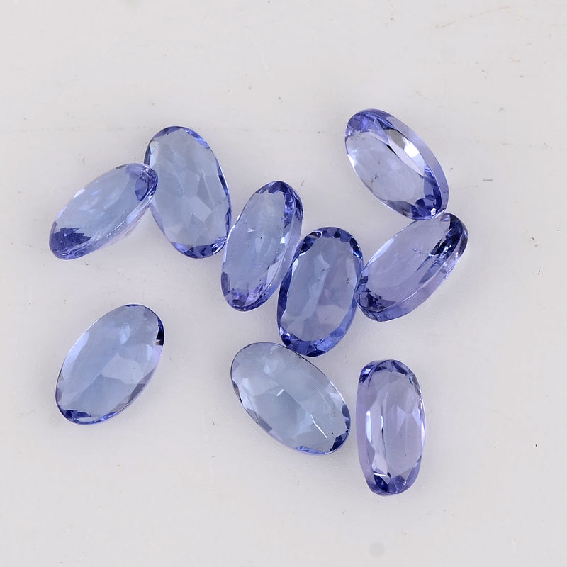 9 pcs Tanzanite  - 2.2 ct - Oval - Blue