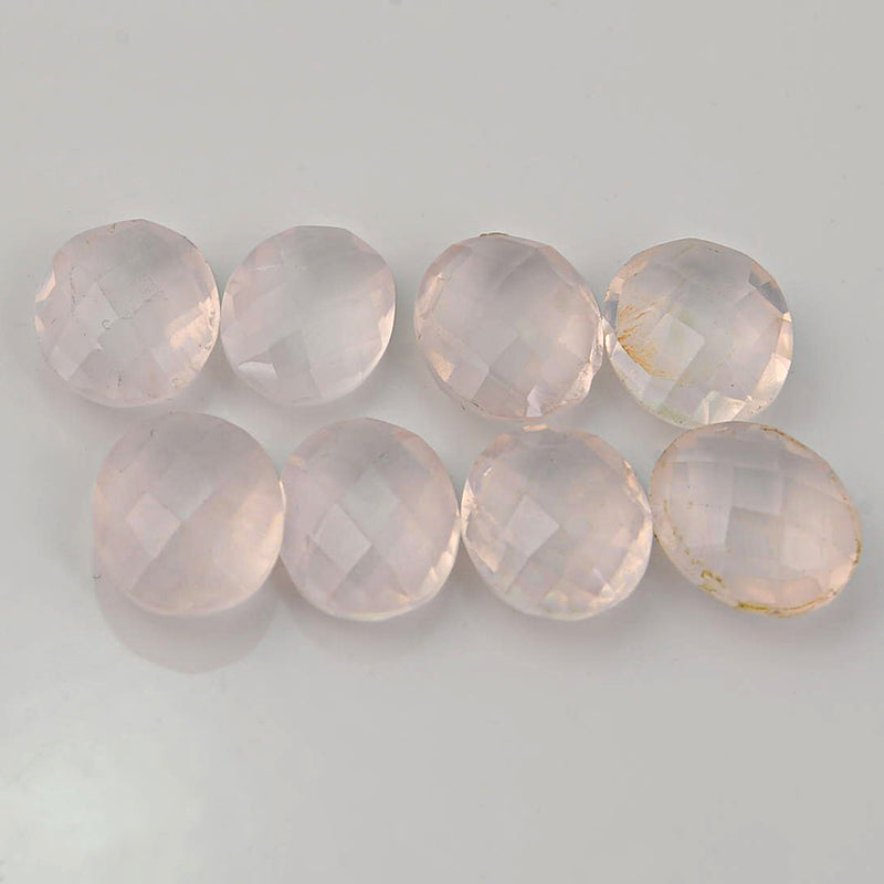 29.80 Carat Pink Color Oval Rose Quartz Gemstone