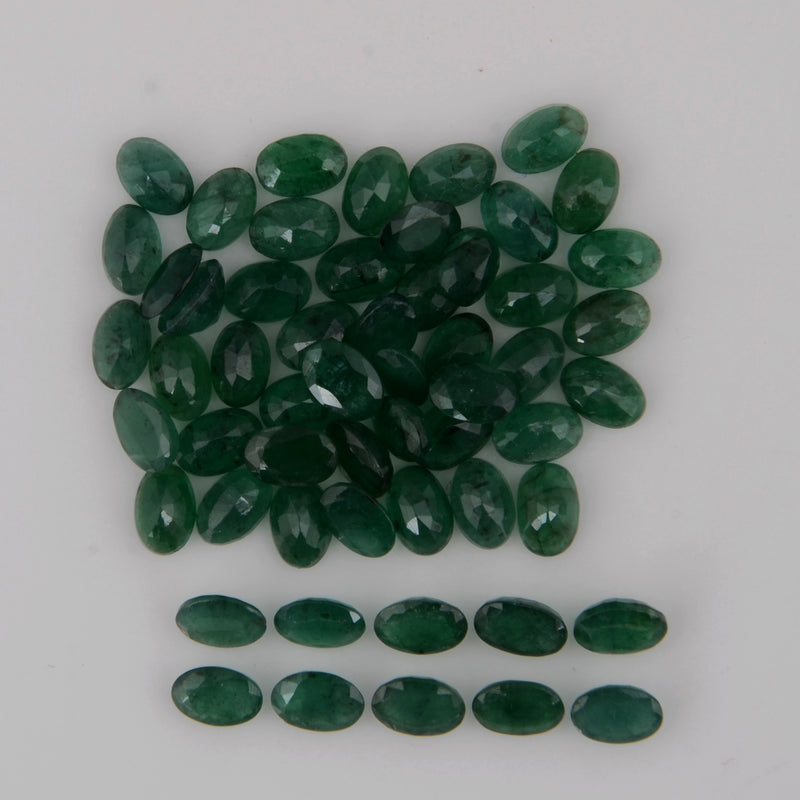 23.65 Carat Oval Green Emerald Gemstone