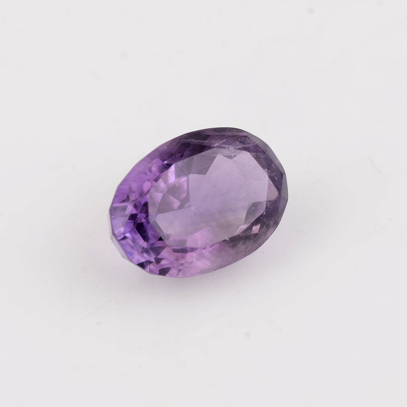 7.43 Carat Purple Color Oval Amethyst Gemstone