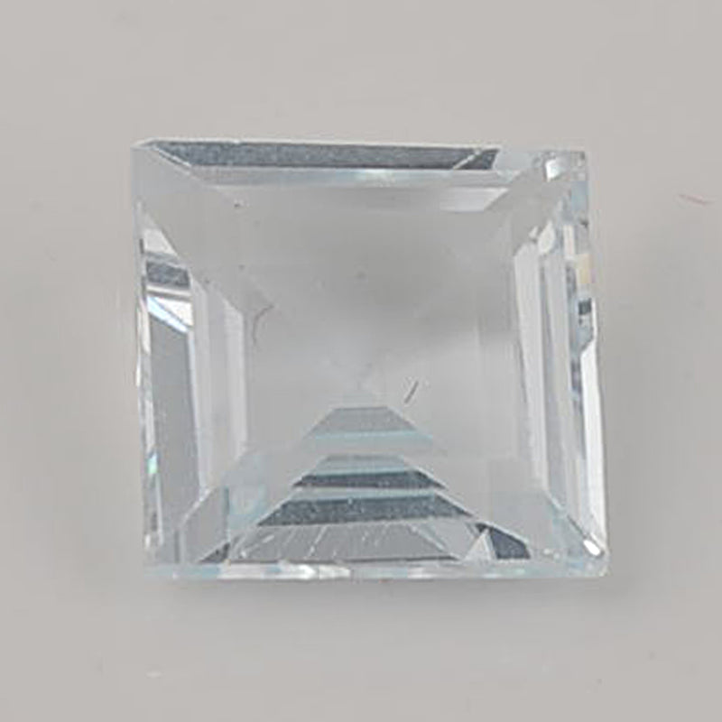 2.81 Carat Blue Color Square Aquamarine Gemstone
