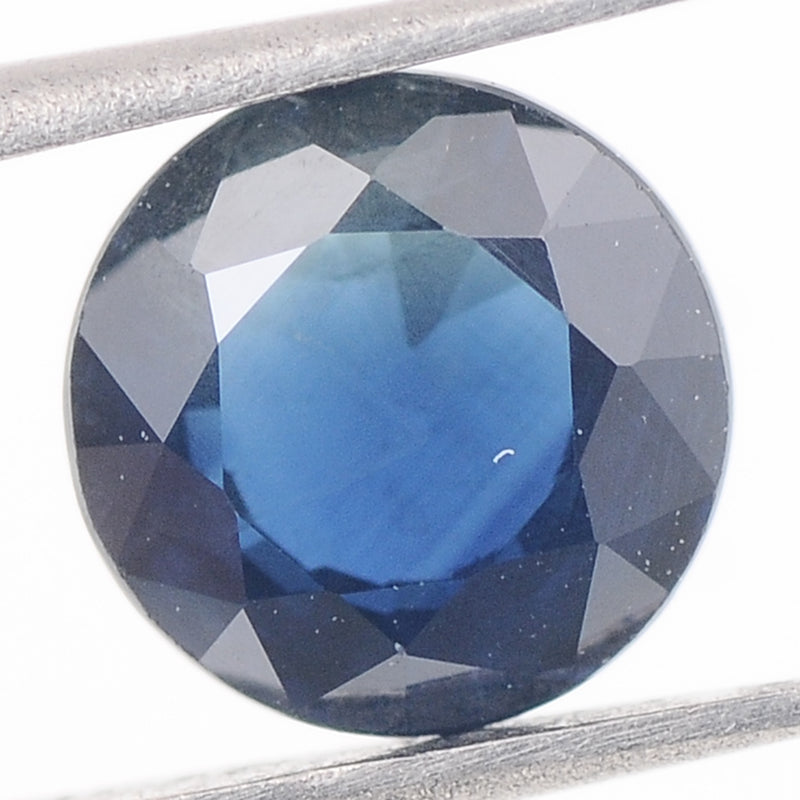 2 pcs Sapphire  - 1.66 ct - ROUND - Blue