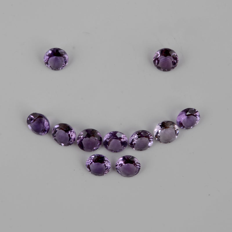 24 Carat Round Purple Amethyst Gemstone