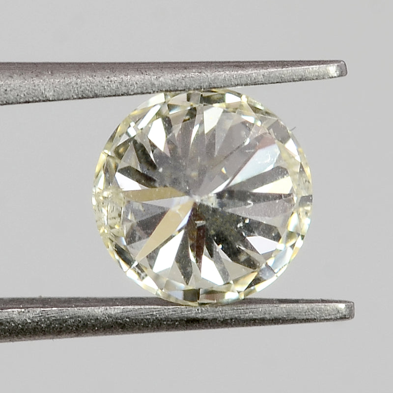 Round N Color Diamond 0.30 Carat - GIA Certified