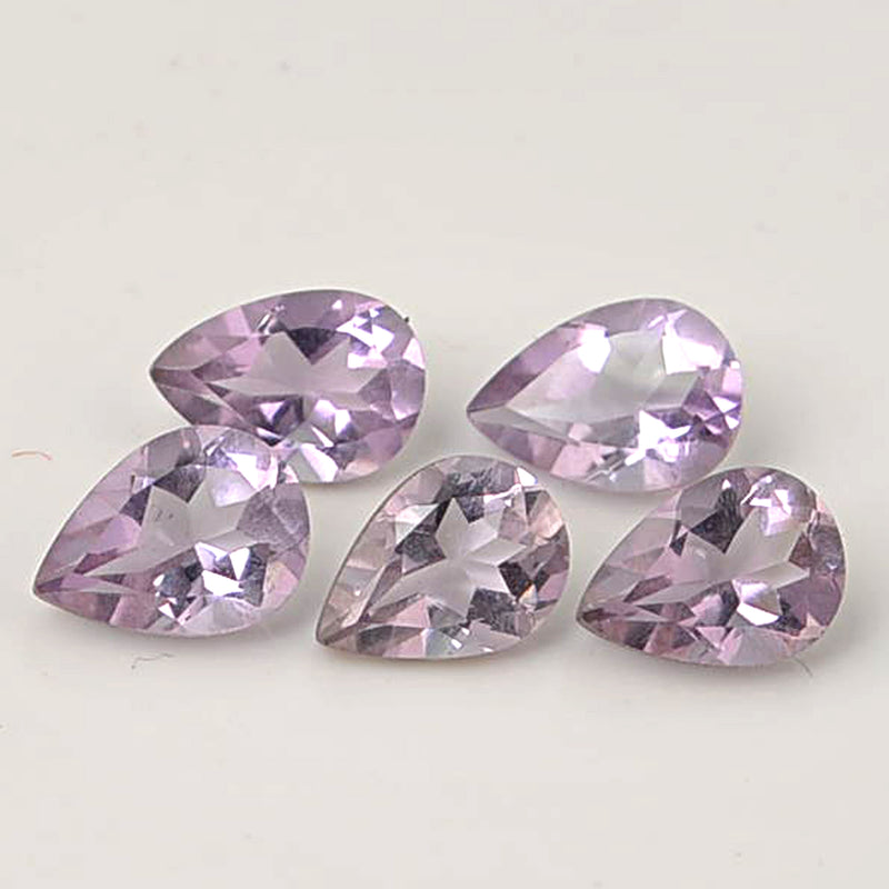 3.19 Carat Purple Color Pear Amethyst Gemstone