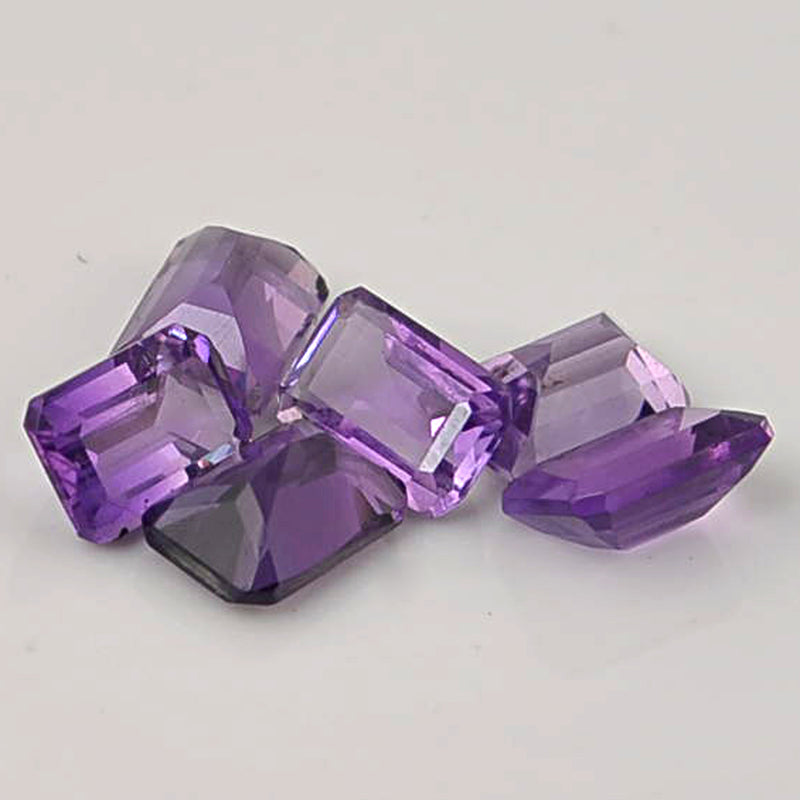 3.00 Carat Purple Color Octagon Amethyst Gemstone