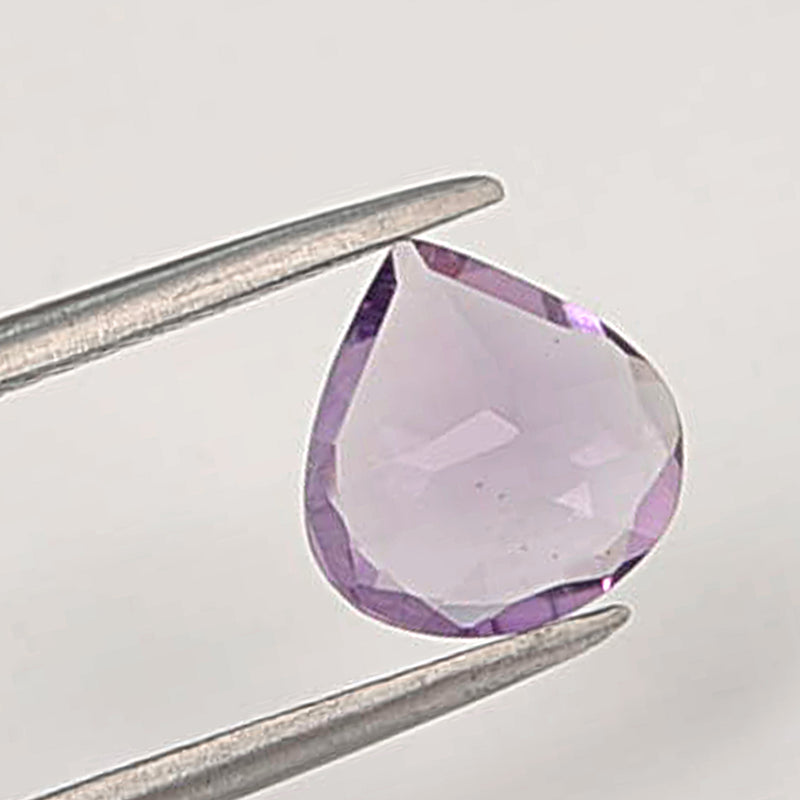 6.72 Carat Purple Color Heart Amethyst Gemstone
