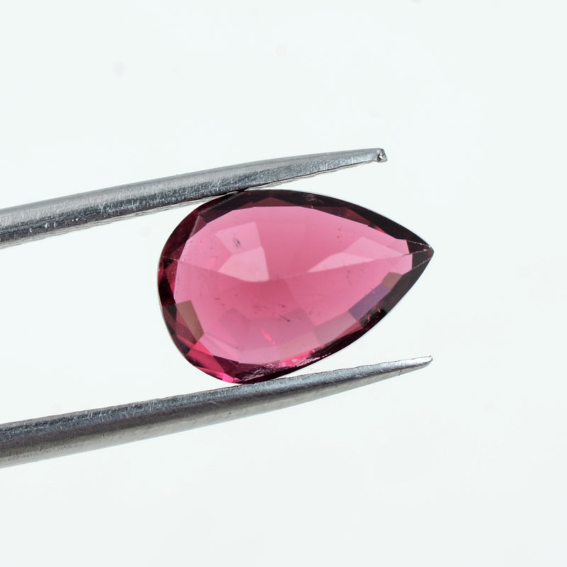 1.95 Carat Pink Color Pear Tourmaline Gemstone