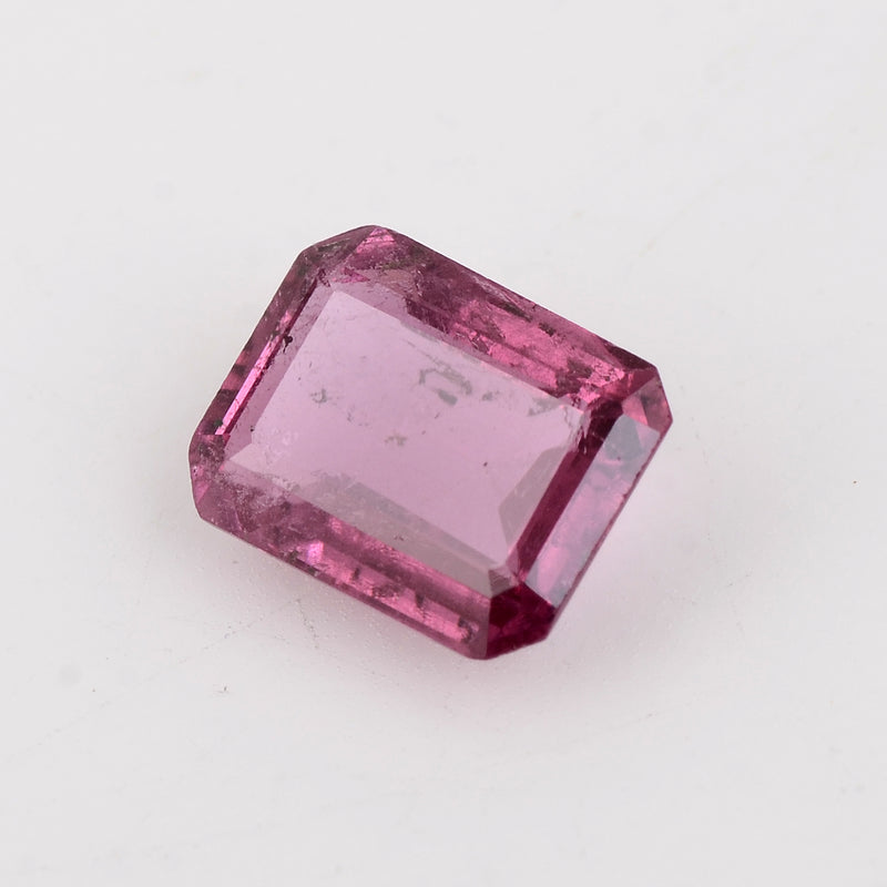 2.20 Carat Pink Color Octagon Tourmaline Gemstone