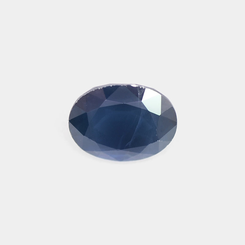 Oval Blue Color Sapphire Gemstone 3.79 Carat