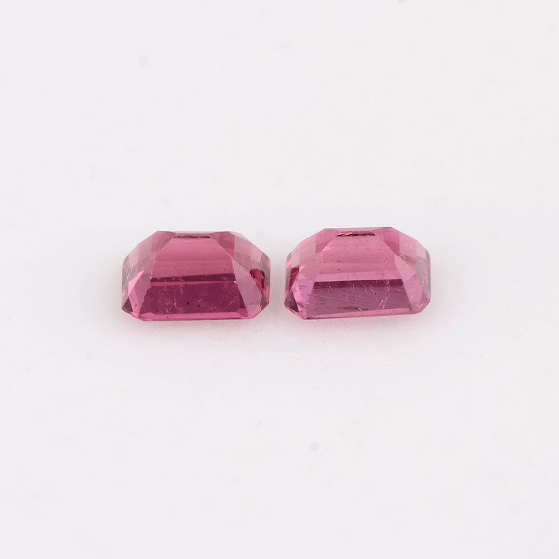 2.18 Carat Pink Color Octagon Tourmaline Gemstone