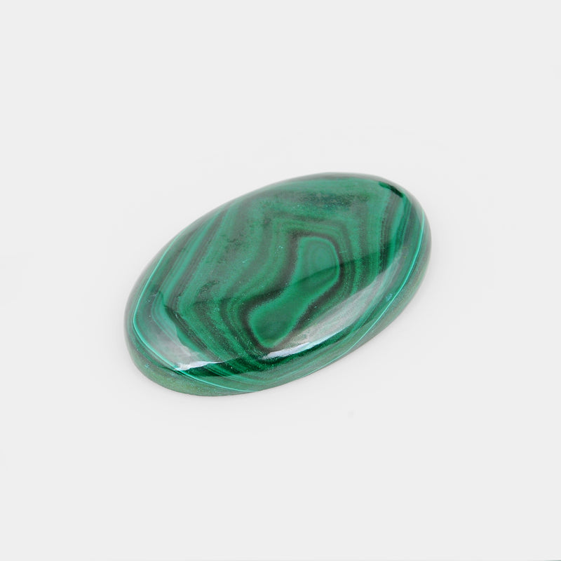 Oval Green Color Malachite Gemstone 173.24 Carat
