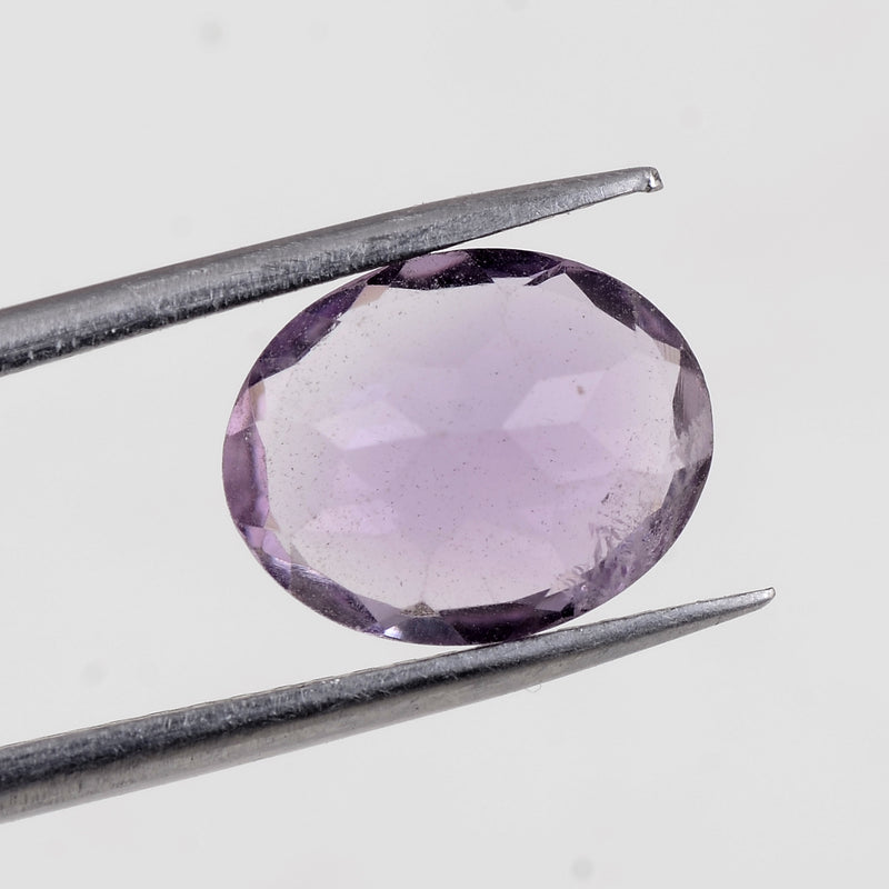 11.20 Carat Purple Color Oval Amethyst Gemstone