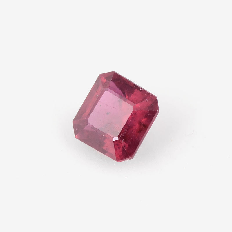 2.97 Carat Red Color Square Octagon Ruby-IGI Certified