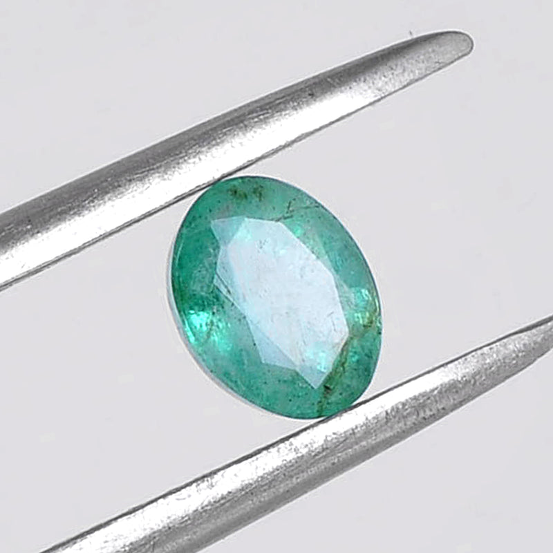 12.10 Carat Green Color Oval Emerald Gemstone