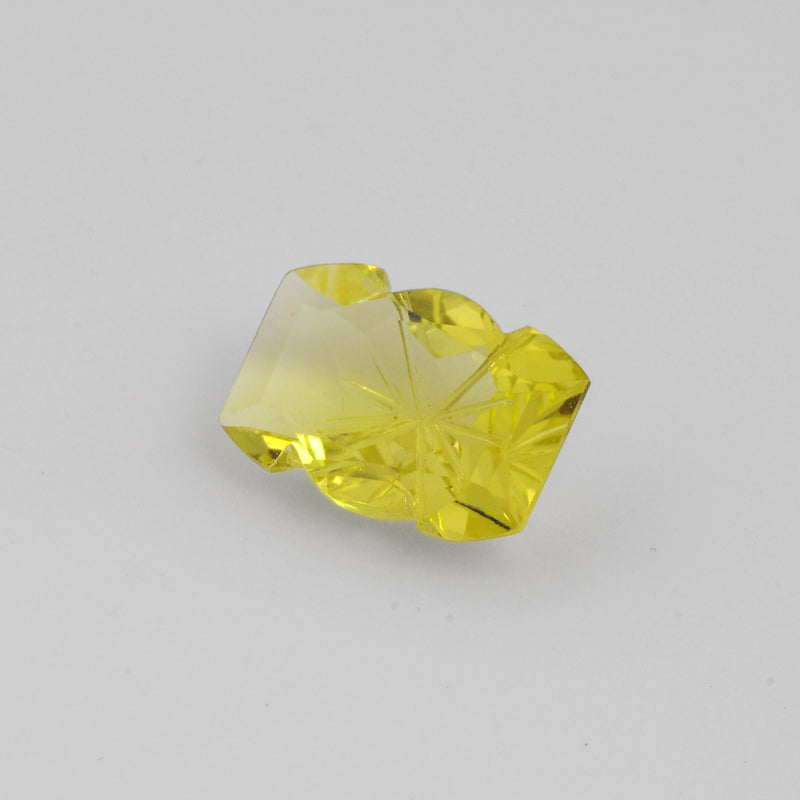 5.60 Carat Yellow Color Fancy Lemon Quartz Gemstone