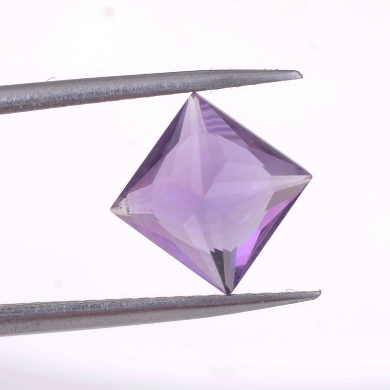 11.7 Carat Square Purple Amethyst Gemstone