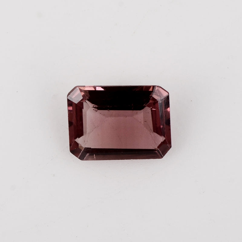 1.72 Carat Pink Color Octagon Tourmaline Gemstone