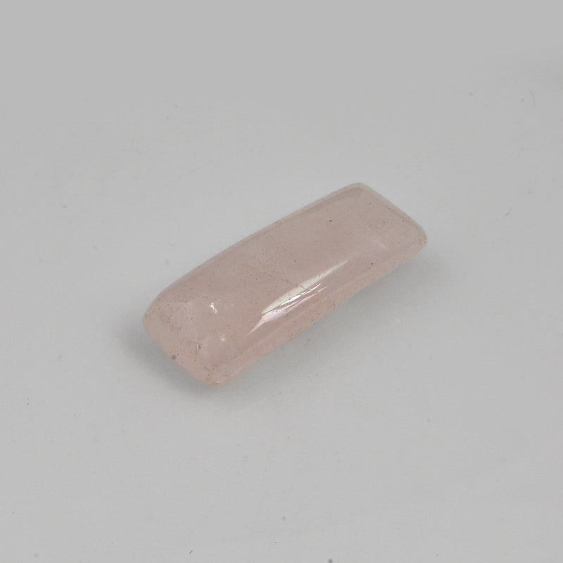 26.85 Carat Pink Color Octagon Rose Quartz Gemstone