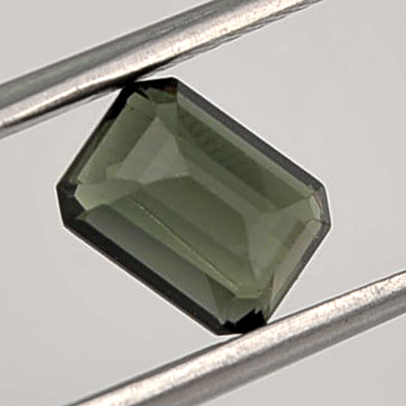 1.84 Carat Green Color Octagon Tourmaline Gemstone