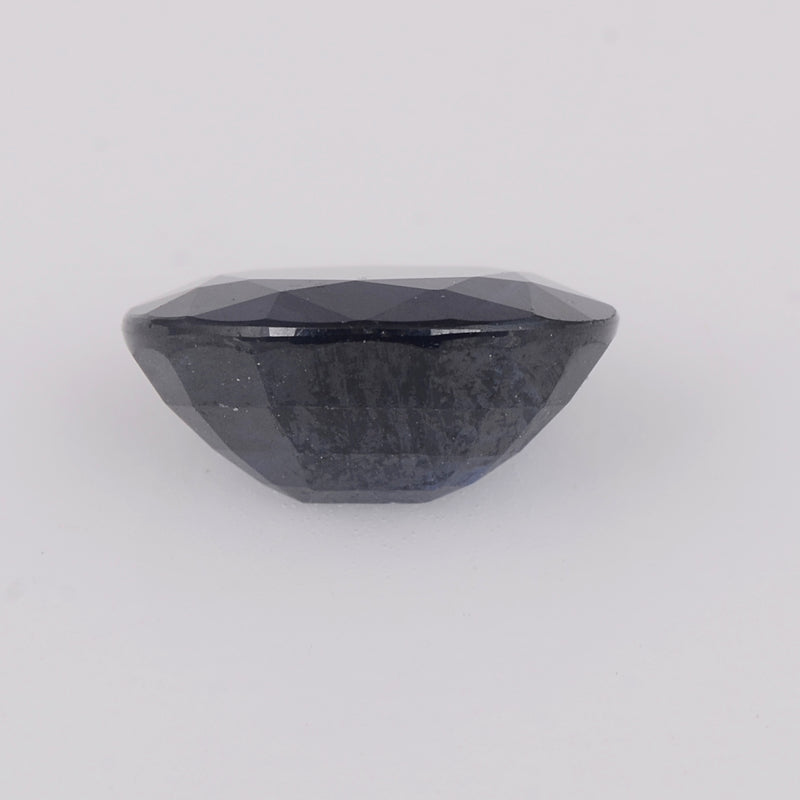 Oval Dark Blue Color Sapphire Gemstone 3.97 Carat - AIG Certified