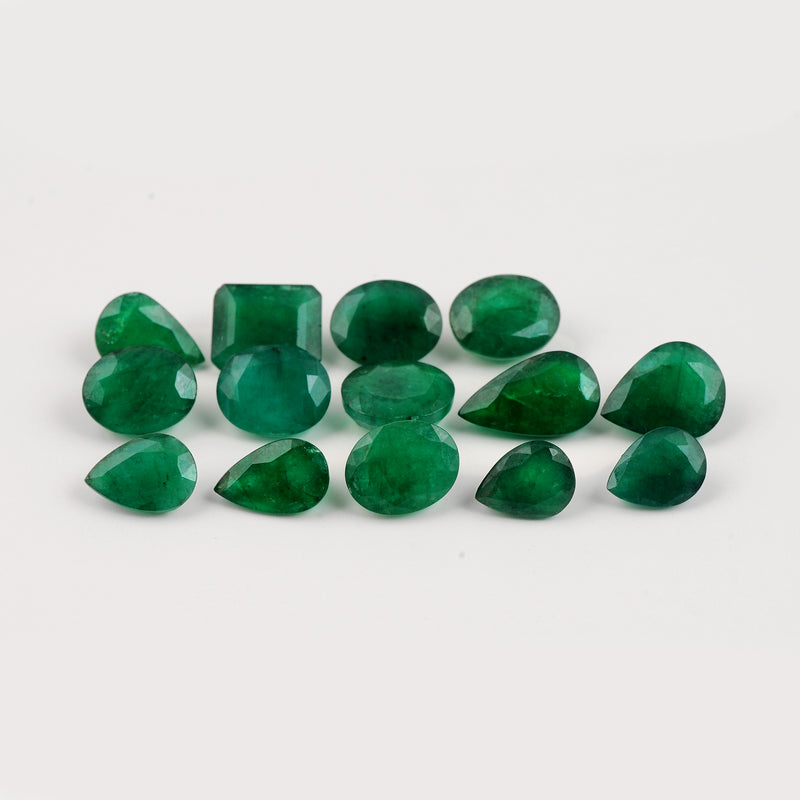 38 pcs Emerald  - 88.94 ct - Mix Shape - Green