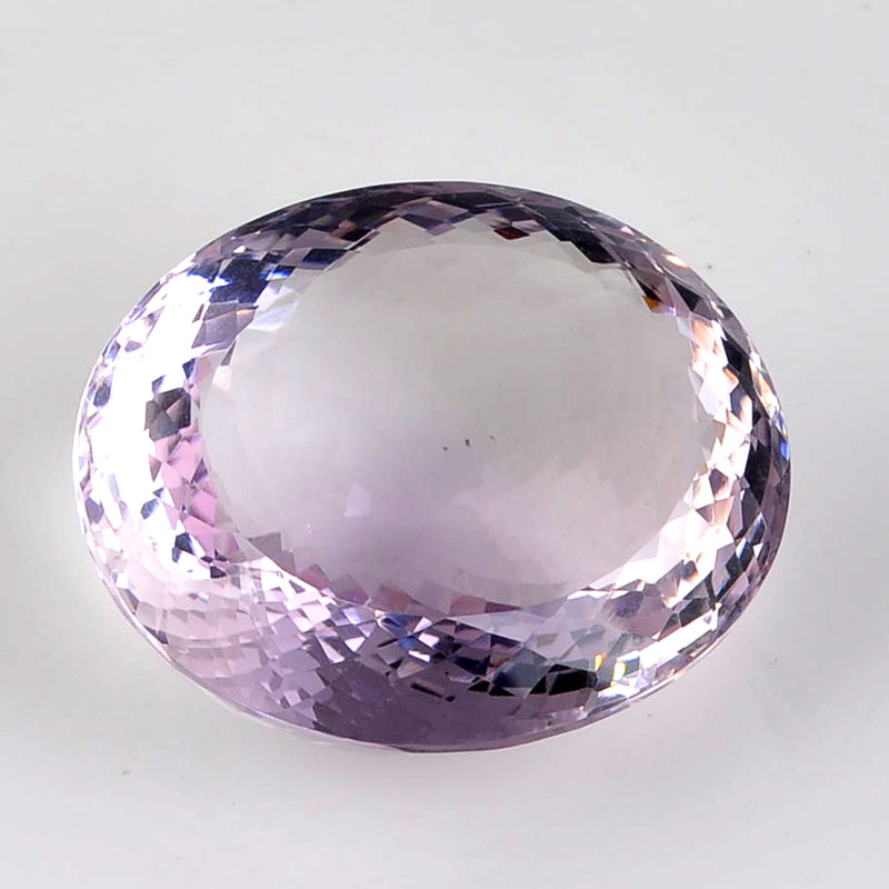 95.32 Carat Oval Light Purple Amethyst Gemstone