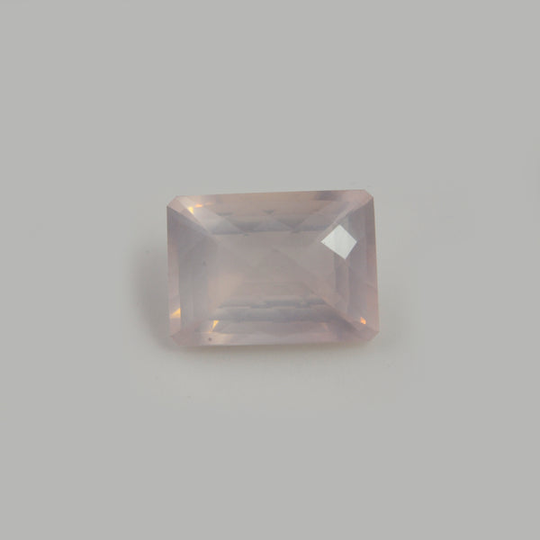 49.30 Carat Pink Color Octagon Rose Quartz Gemstone