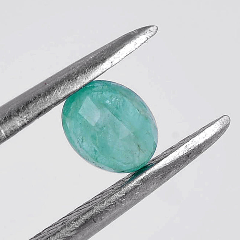 18.90 Carat Green Color Oval Emerald Gemstone
